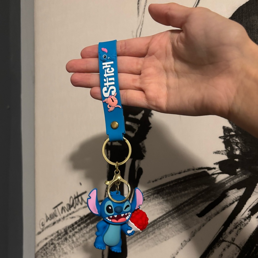 Valentines Stitch Keychain🌹